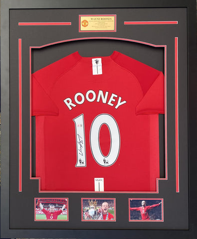 Wayne Rooney Personally Signed #10 Manchester United 2008 Jersey - Man United Legend
