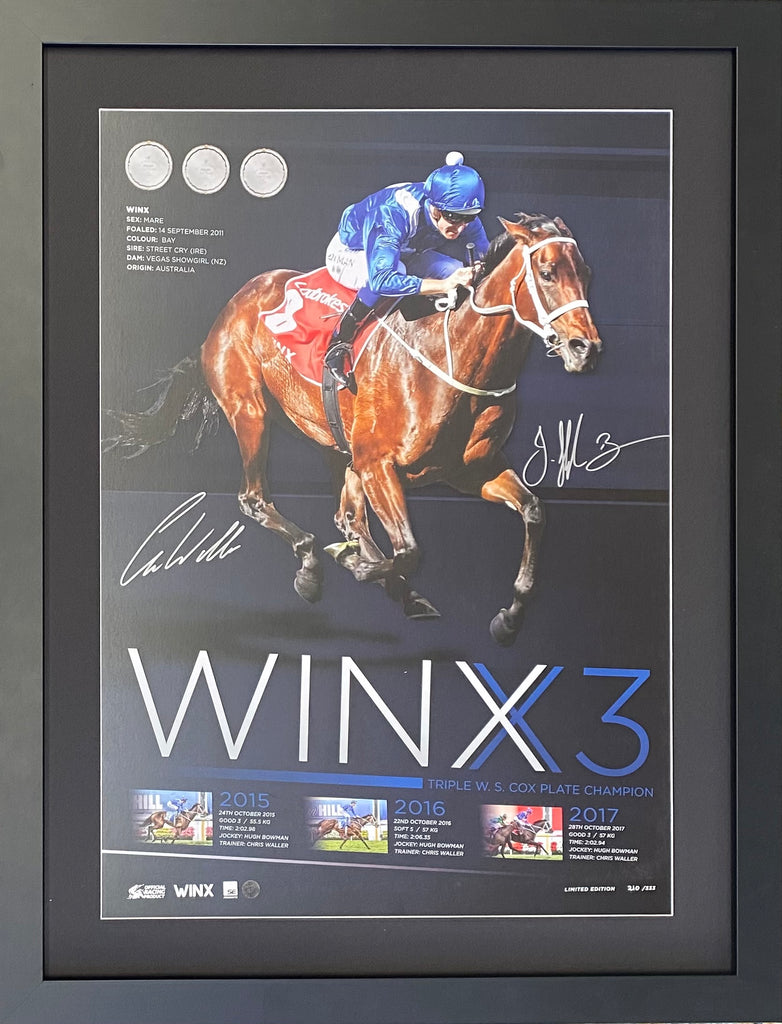 Winx Dual-Signed "Winx3" Lithograph - Personally Signed by Bowman and Waller