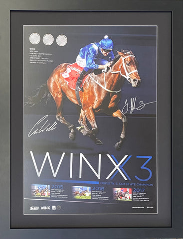 Winx Dual-Signed "Winx3" Lithograph - Personally Signed by Bowman and Waller