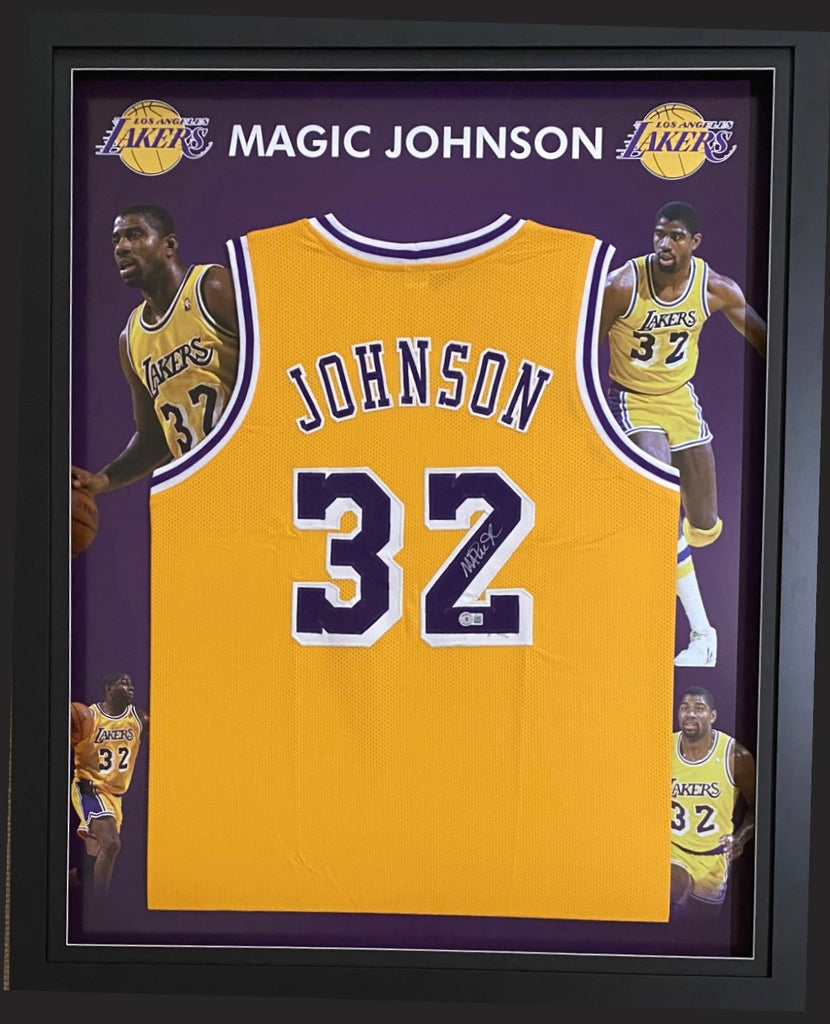 Magic Johnson Personally Signed LA Lakers Jersey