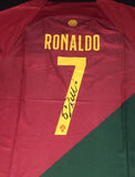 Cristiano Ronaldo Personally Signed Portugal World Cup 2022 Shirt