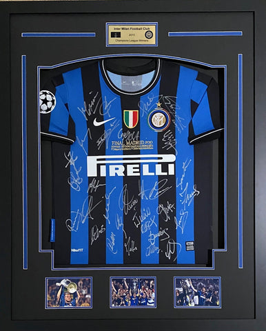 Inter Milan 2010 Champions League Victory Team Signed Jersey