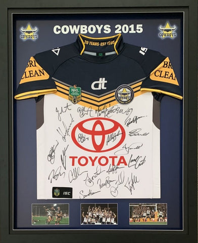 North Queensland Cowboys 2015 Premiers Team-Signed Jersey