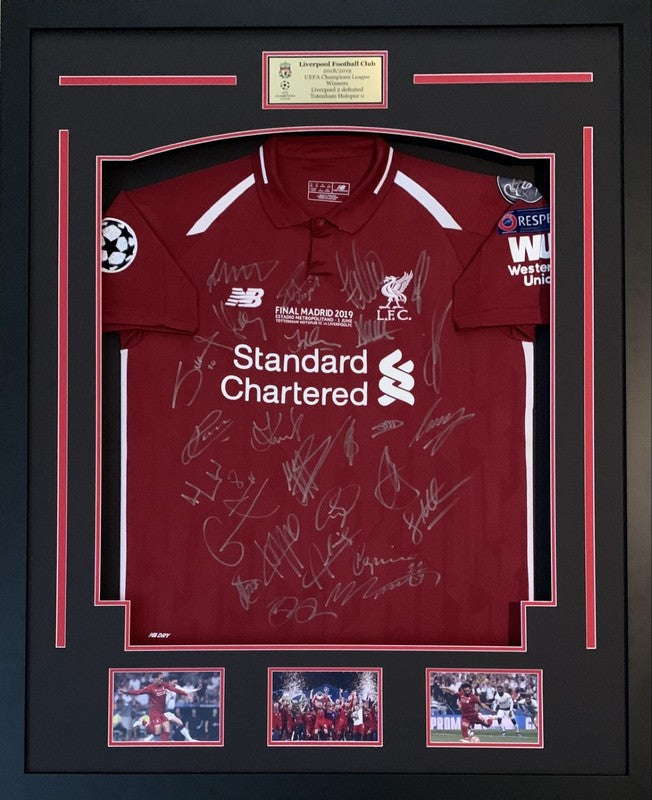 Liverpool FC 2019 Team Signed Jersey - European Champions