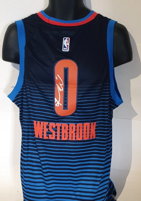 Russell Westbrook Oklahoma Thunder Personally Signed Jersey – Sports Online