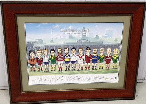 The Team of the 80s Personally Signed by 13