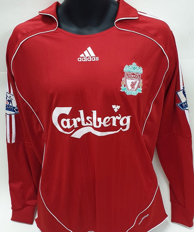 Dirk Kuyt MATCH WORN 2009 EPL Liverpool Jersey, Personally Signed