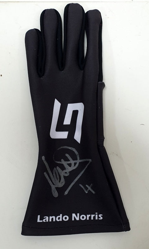 Lando Norris Personally Signed Replica Race Glove