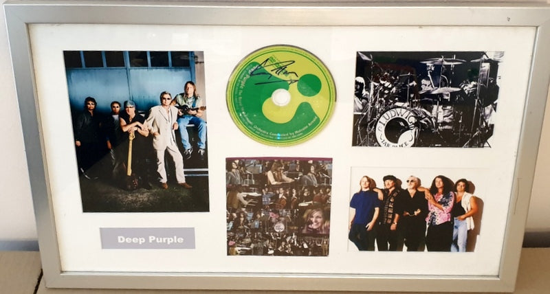 Deep Purple Ian Gillan Personally Signed CD, Framed