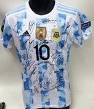 Argentina 2022 Finalissima Champions Team Signed Jersey