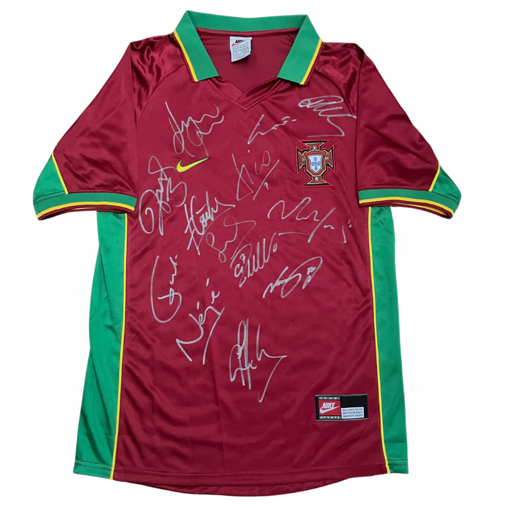 Legends of Portugal Personally Signed Jersey - Ronaldo, Rui Costa, Figo