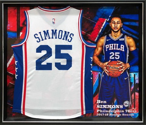 Ben Simmons Personally Signed 76ers Home Jersey