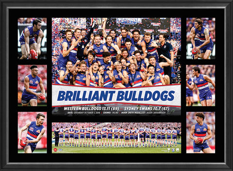 'Brilliant Bulldogs' Print Celebrating the Western Bulldogs 2016 AFL Premiers