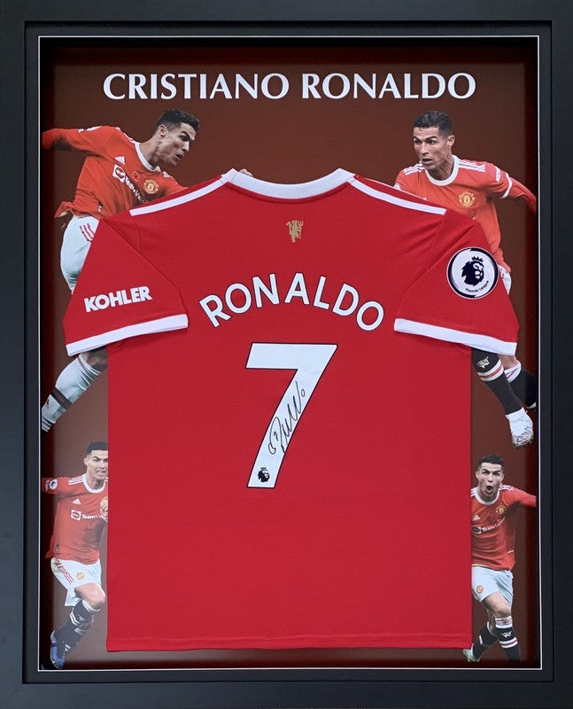 signed man utd ronaldo shirt