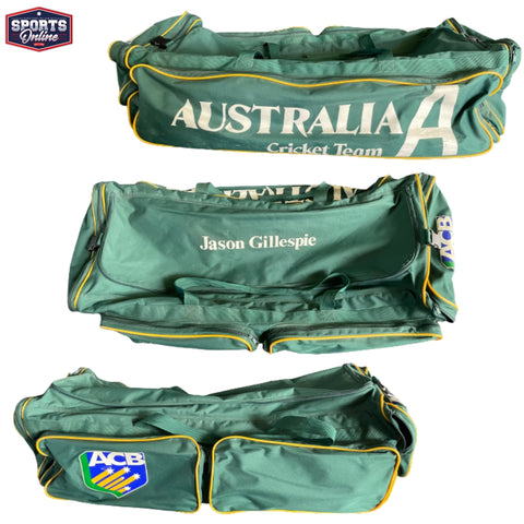 Jason Gillespie's Personally Used Australian Cricket Team Kit Bag