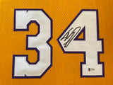 Shaquille 'Shaq' O'Neal Personally Signed Lakers Jersey - Beckett Certification