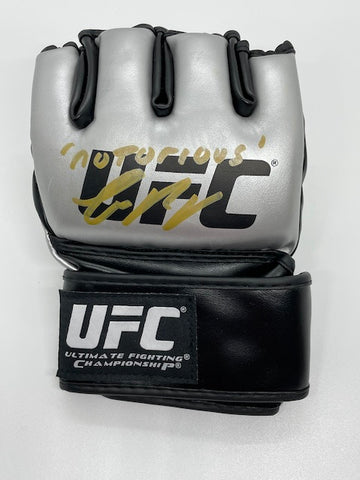 Conor McGregor Personally Signed UFC Glove with "notorious" inscription