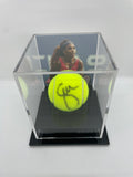 Serena Williams Personally Signed Tennis Ball with Display Case