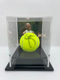 Serena Williams Personally Signed Tennis Ball with Display Case