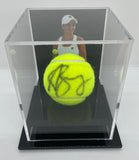 Ashleigh Barty Personally Signed Tennis Ball with Display Case