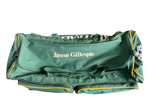 Jason Gillespie's Personally Used Australian Cricket Team Kit Bag