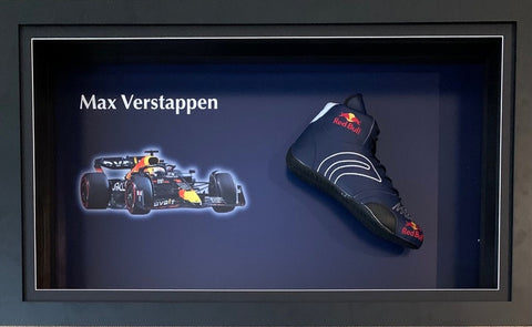 Max Verstappen Personally Signed Replica Racing Boot