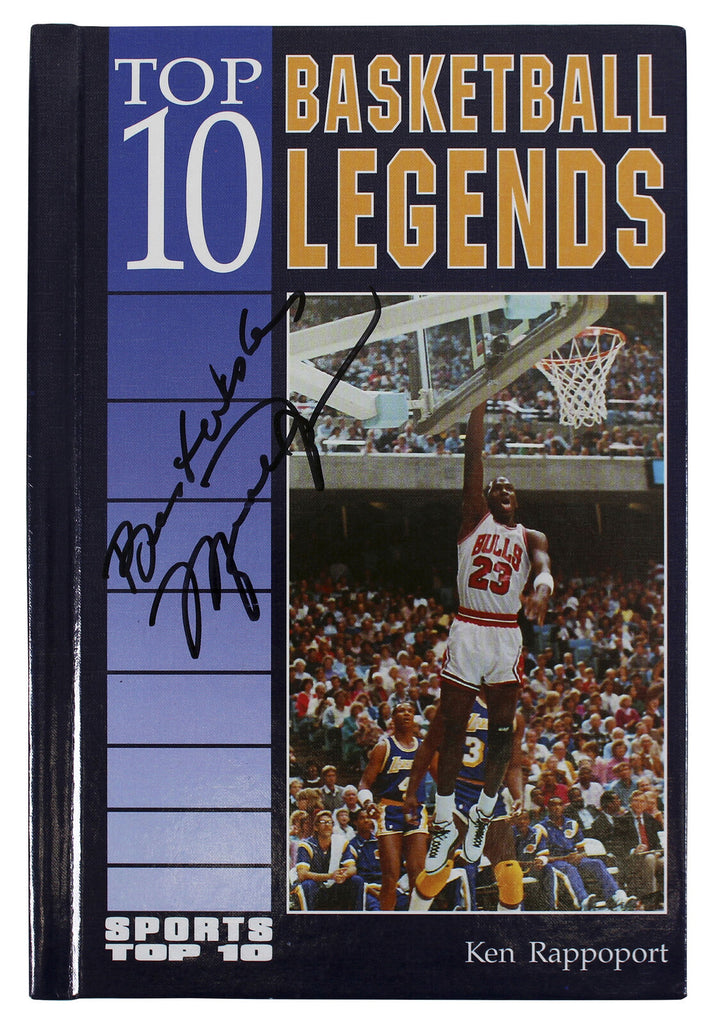 Michael Jordan and Many Other Players Personally Signed Hardcover Book, Inscribed "Best Wishes" - Beckett