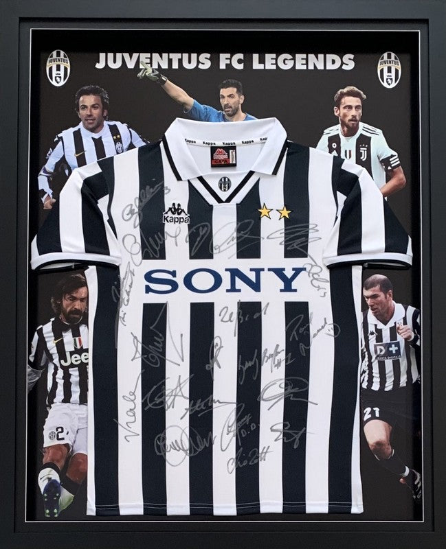Juventus "The Legends" Personally Signed Jersey - Bonucci, Zidane, Cannavaro