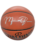 Michael Jordan Personally Signed Spalding Basketball with Display Case
