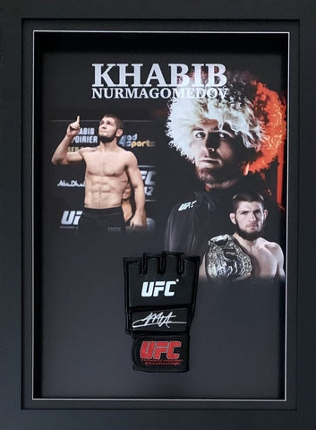 Khabib Nurmagomedov Personally Signed UFC Glove