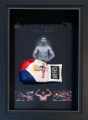 Manny Pacquiao 'Pacman' Personally Signed Glove
