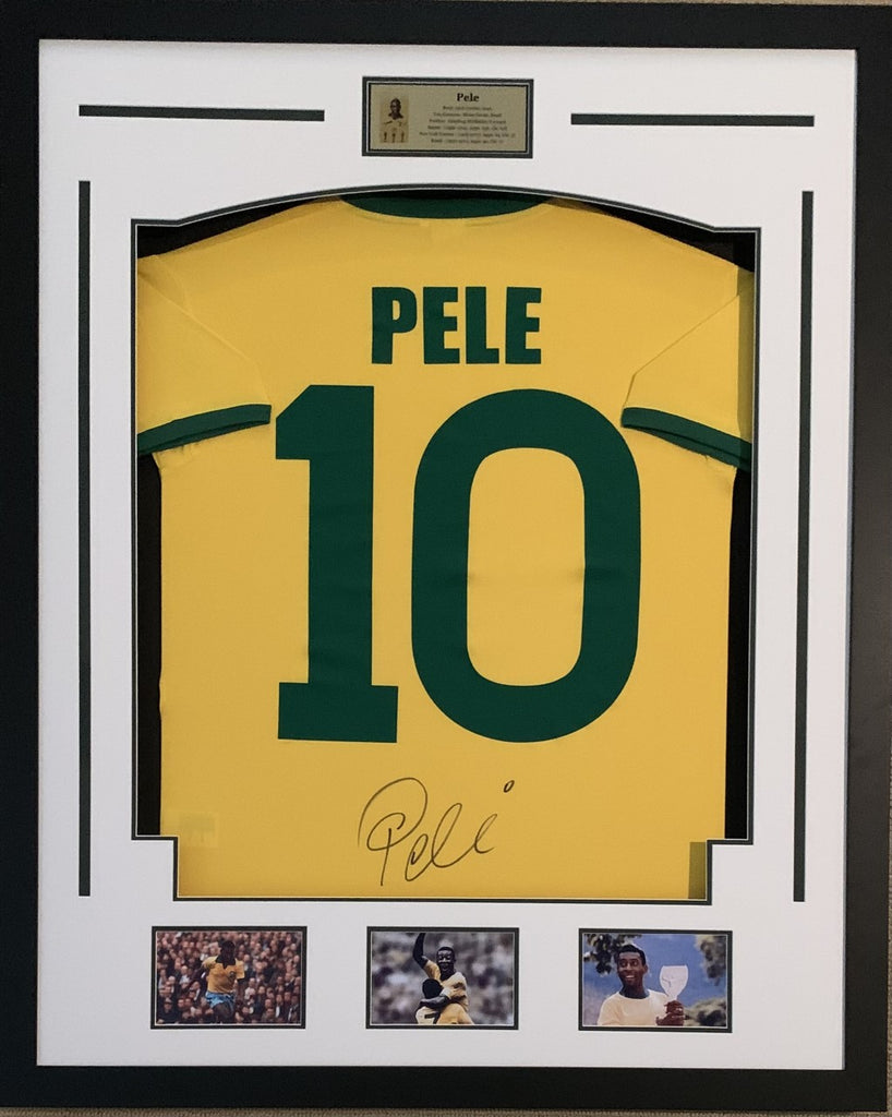 Pele Personally Signed Brazil Jersey