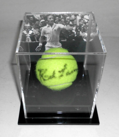 Rod Laver Personally Signed Tennis Ball in Display Case
