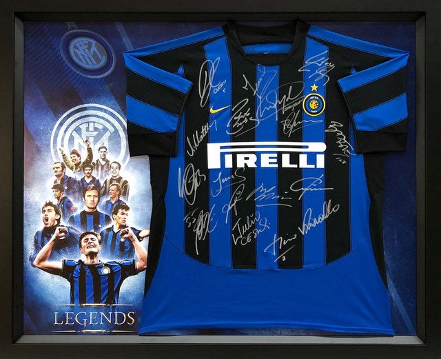 Inter Milan "The Legends" Personally Signed Jersey - Matthaus, Zanetti