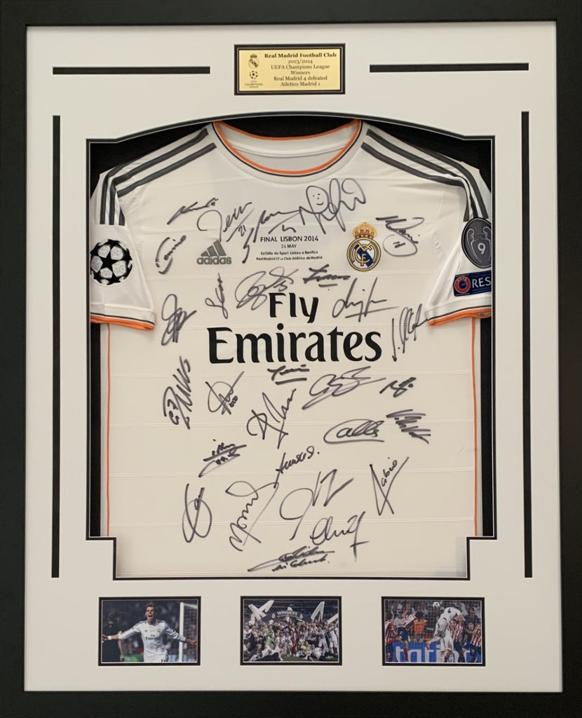 Signed real madrid jersey hot sale