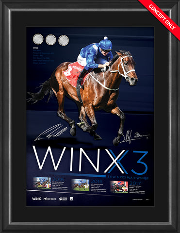 Winx Dual-Signed "Winx3" Lithograph - Personally Signed by Bowman and Waller