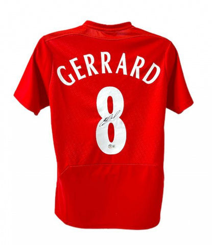 Steven Gerrard Personally Signed Jersey (Beckett)