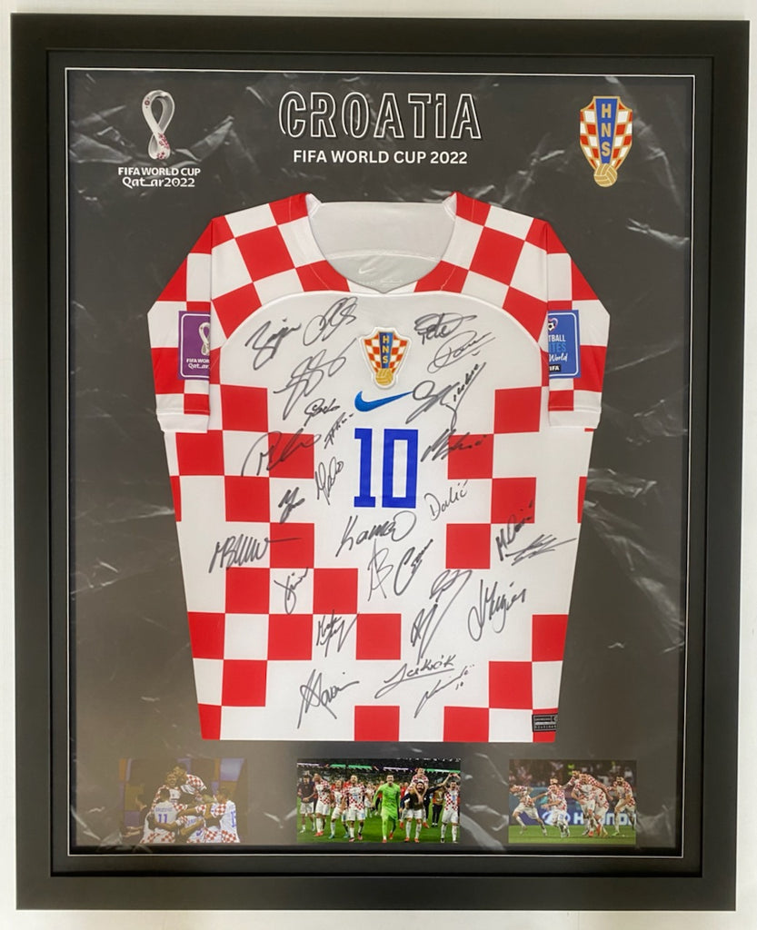 Croatia - FIFA World Cup 2022 Team Signed Jersey